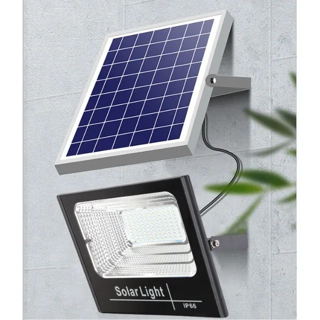 Luminária De Parede Solar Led IP66 Refletor Inteligente 50w
