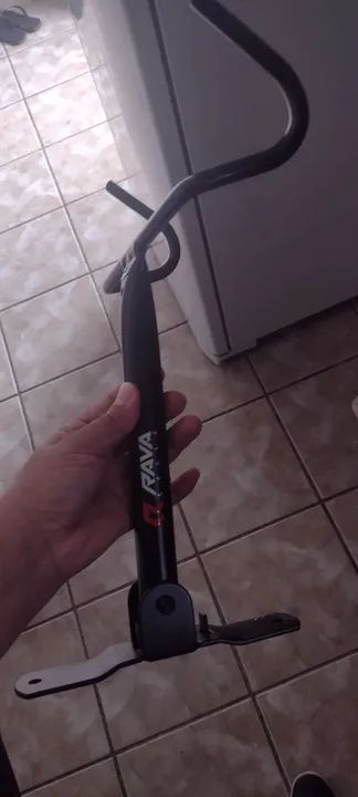 Suporte P/ Bike De Parede Emborrachado Até 25kg Dobrável Tsw - Foto 3