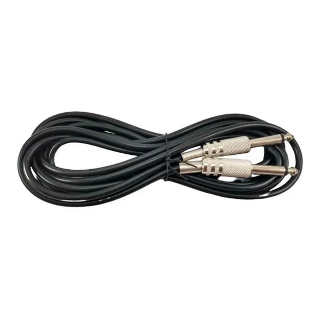 Cabo P10 x P10 3 Metros Guitarra Violão Baixo Teclado - Foto 2