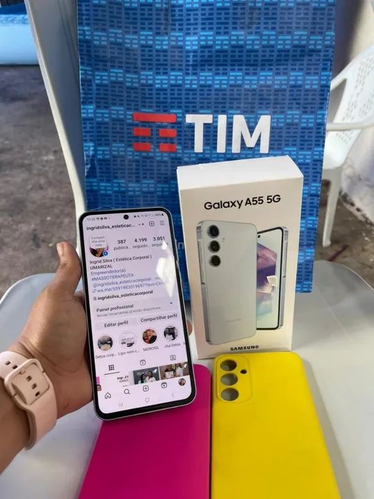 Galaxy A55 5G 256 gb aceito propostas 