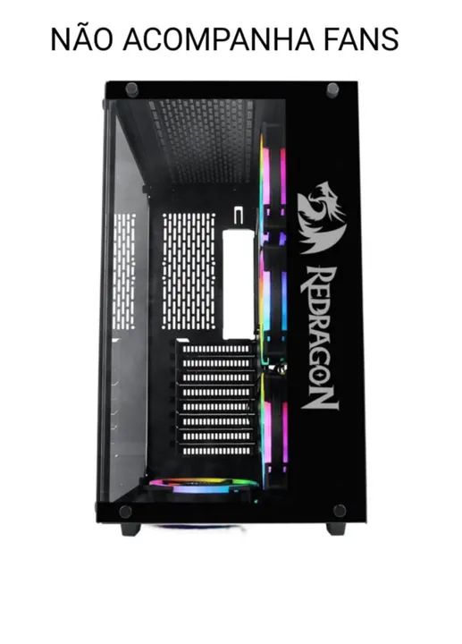 Gabinete Gamer Redragon - Preto 