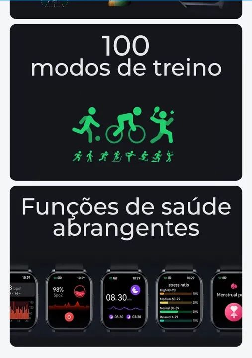 Smartwatch Xiaomi Haylou Watch 2 Pro 3x sem juros  - Foto 4