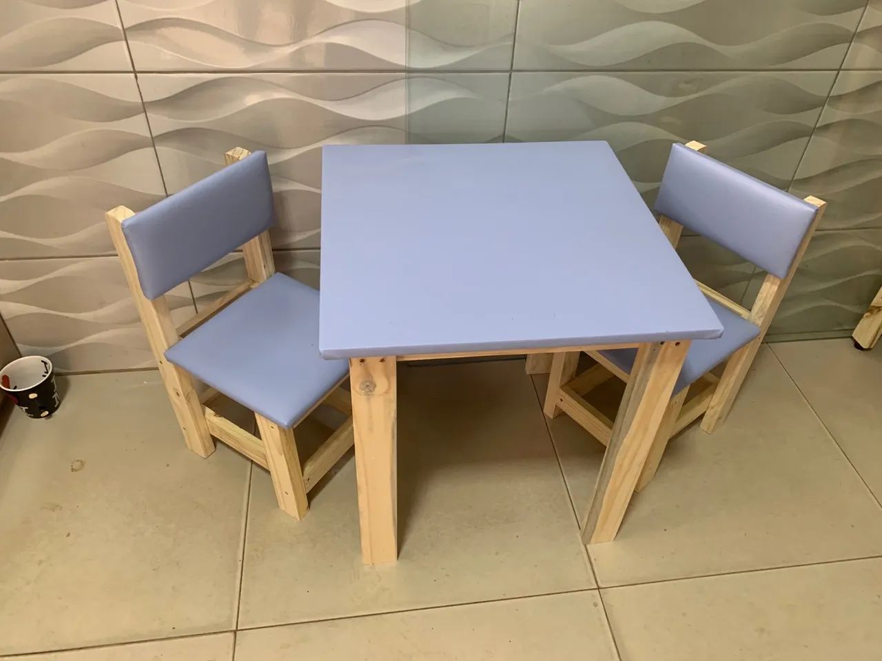 Mesa azul claro  - Foto 2