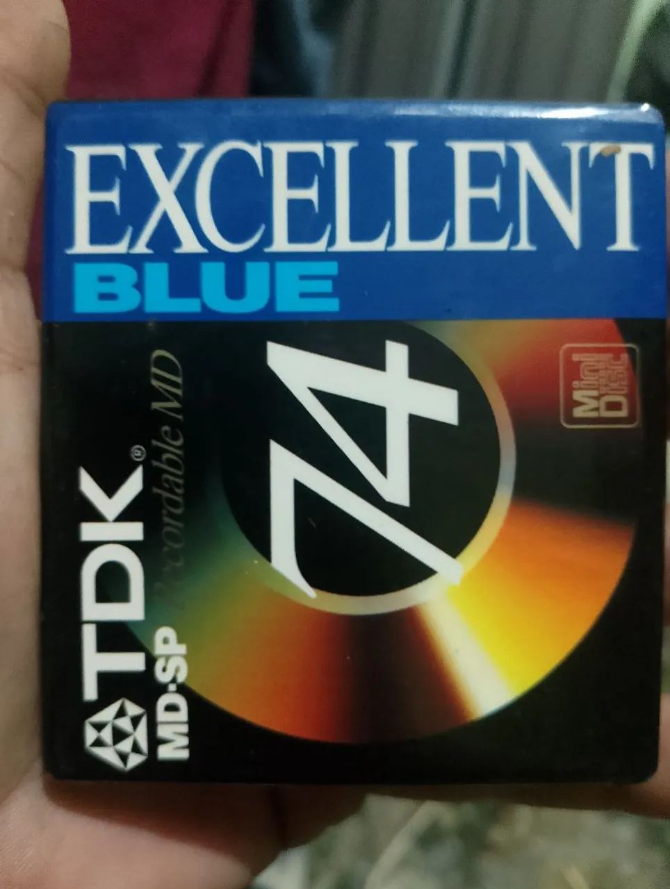 MiniDisc TDK MD-SP 74 Excelente Blue