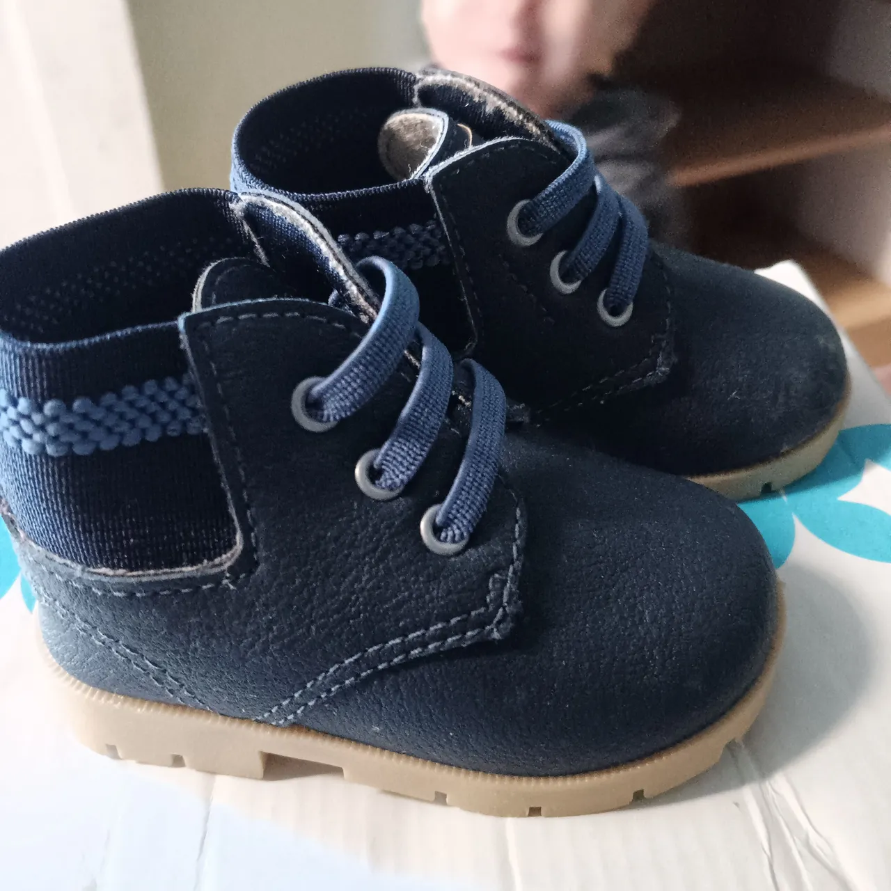 Botinhas de Bebê Azul Marinho