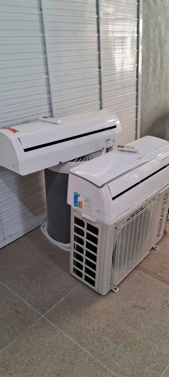 Splits semi novos 18.000 btus /// tudo funcionando perfeitamente