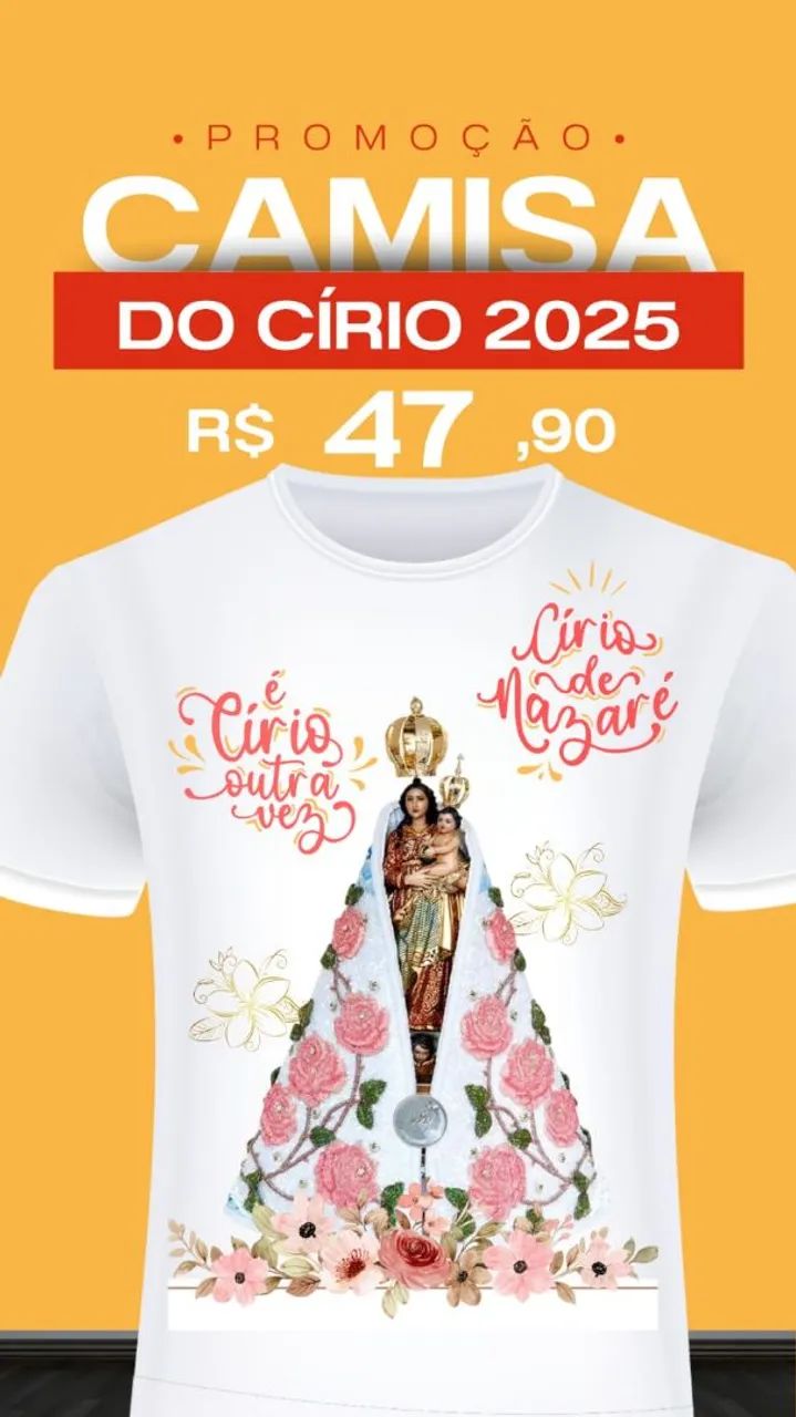 Camisa de Círio  - Foto 3