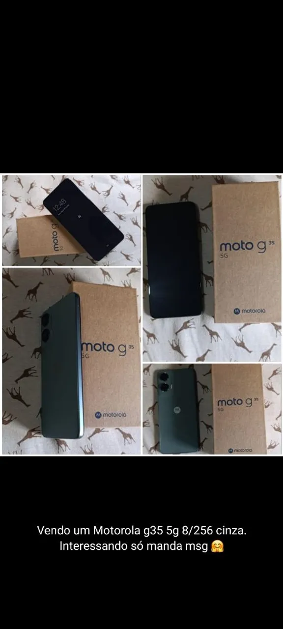 Motorola g35 na caixa somente 2 meses de uso