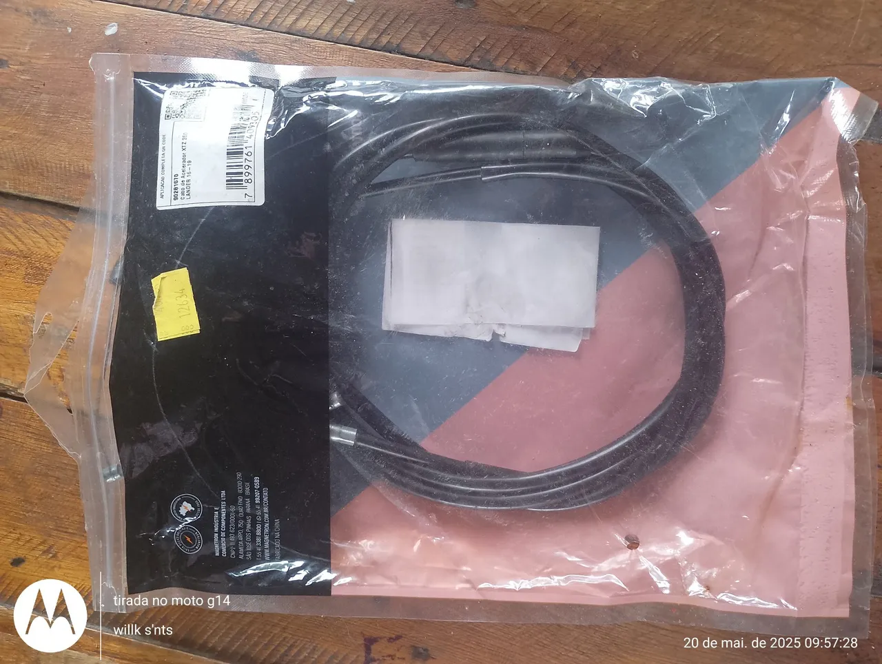 Cabo de Acelerador XTZ Lander 16-19