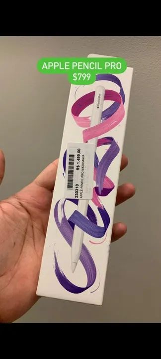 Apple Pencil pro lacrada com garantia 1 ano. - Tablets e E-Readers