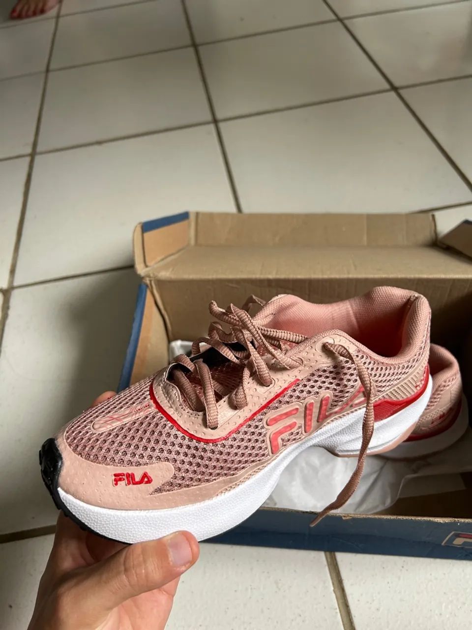 Fila Feminino Rosa TÃªnis Da Fila Rose Fila Tenis Disruptor Rosa