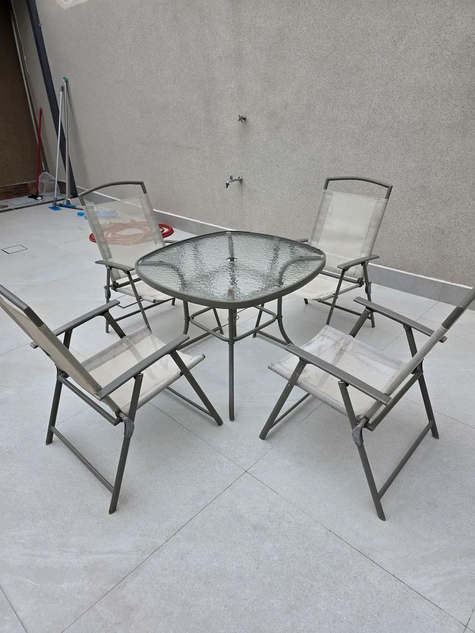 Conjunto de mesa e cadeiras para área externa - Foto 6