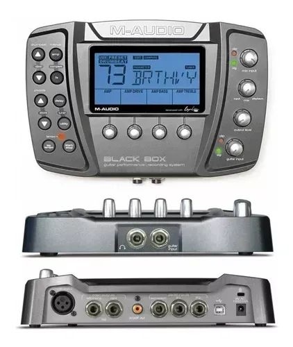 INTERFACE BLACK BOX  M-AUDIO - PRATICAMENTE SEM USO AINDA COM EMBALAGEM ETC...