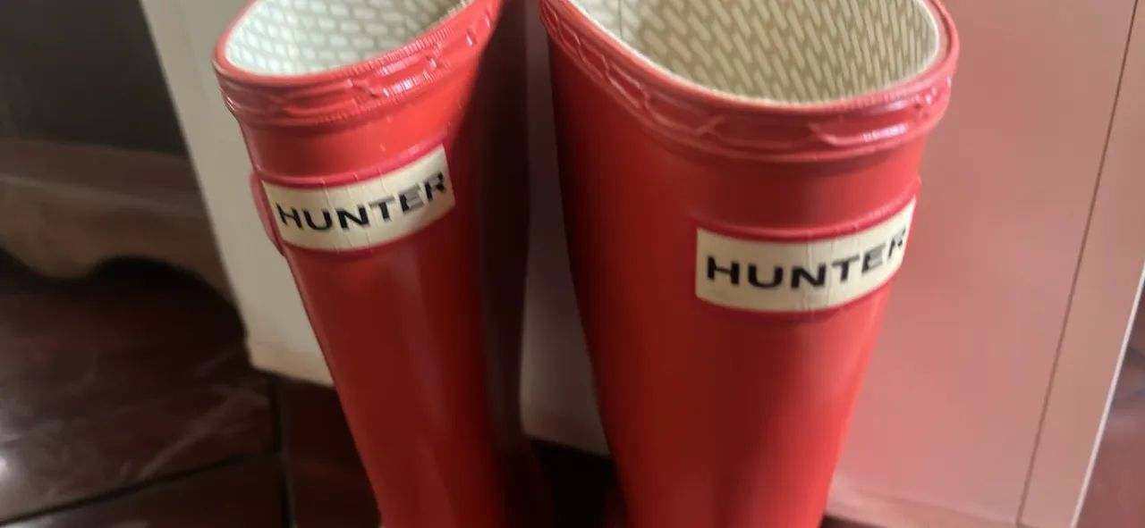 Botas Hunter Vermelhas Infantis - Foto 4