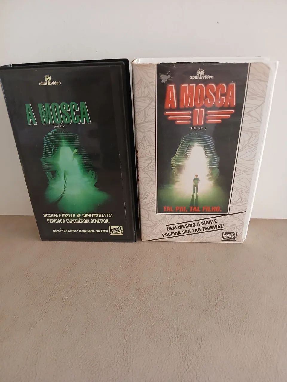 Fitas Vhs A Mosca 1 e 2 - Raridade Absoluta