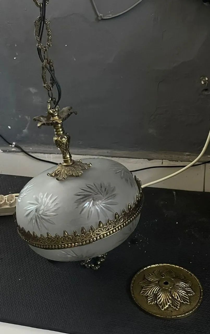 Lustre antigo vintage  - Foto 3