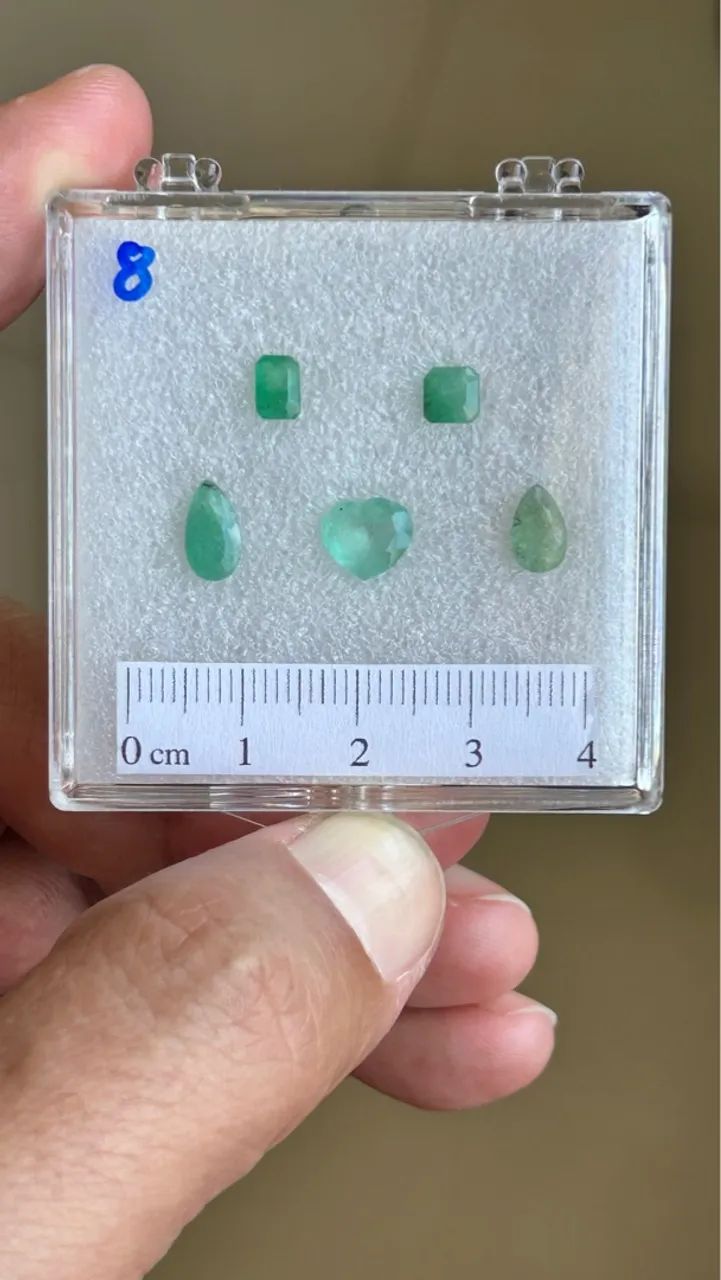Pedras preciosas de esmeralda - Foto 4