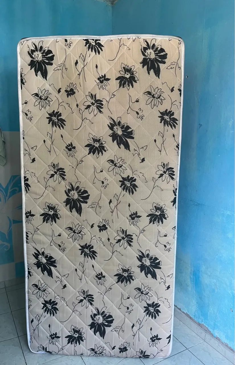 Colchão Solteiro Floral