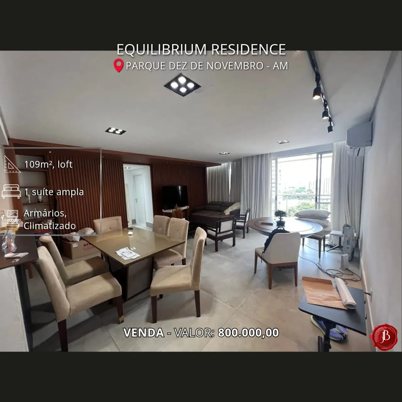 EQUILIBRIUM RESIDENCE | Loft, 109m² | Venda: R$ 800.000,00