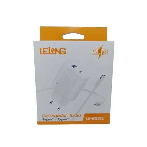 Carregador Celular Turbo USB e Tipo-C para Tipo-C 5.1A - Foto 2