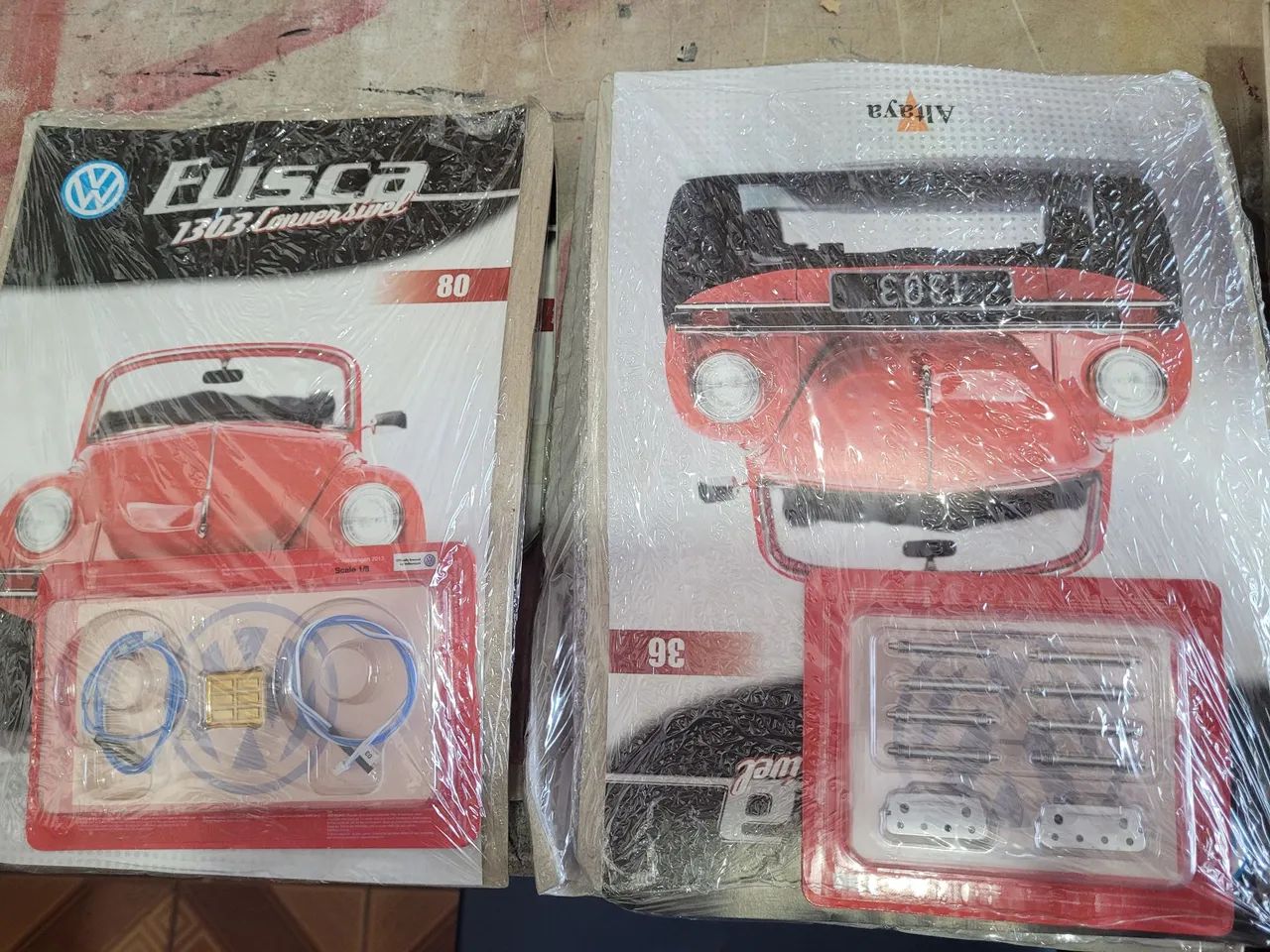 Lote edições Fusca Planeta Deagostini escala 1/8 - Foto 2
