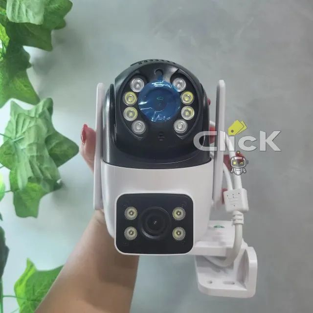 Camera de Segurança Wifi, comlente dupla em promoção
