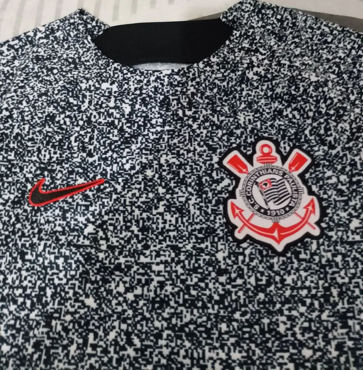 Camisa P Nike Corinthians Pré-Jogo 2024 Academy Pro Masculina - Foto 3