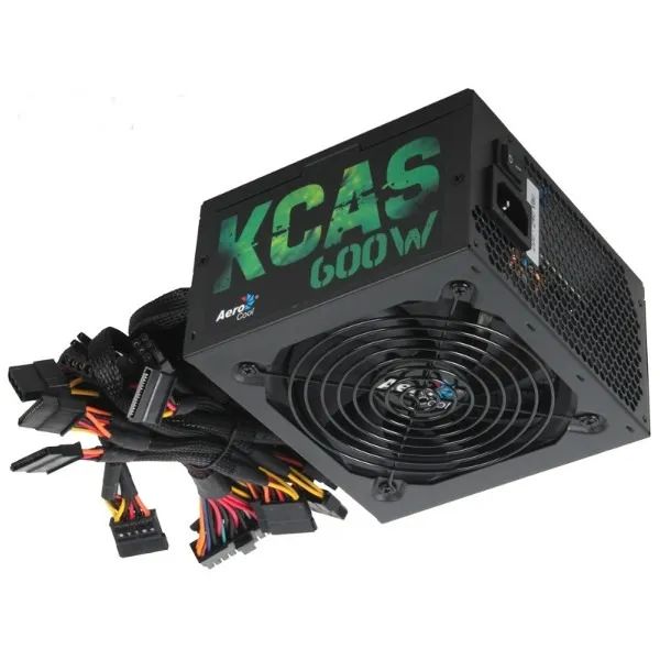Fonte Gamer Kcas 600W 80 Plus Bronze Pfc Ativo Aerocool Loja Coimbra - Instalamos  - Foto 5