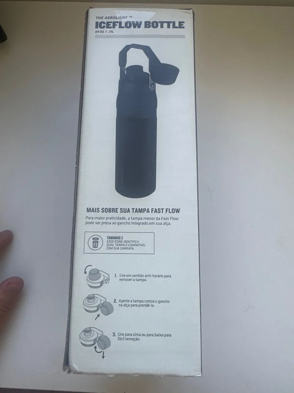 GARRAFA TÉRMICA StanleyxInsider AEROLIGHT FAST FLOW MATTE BLACK | 710ML - Foto 3