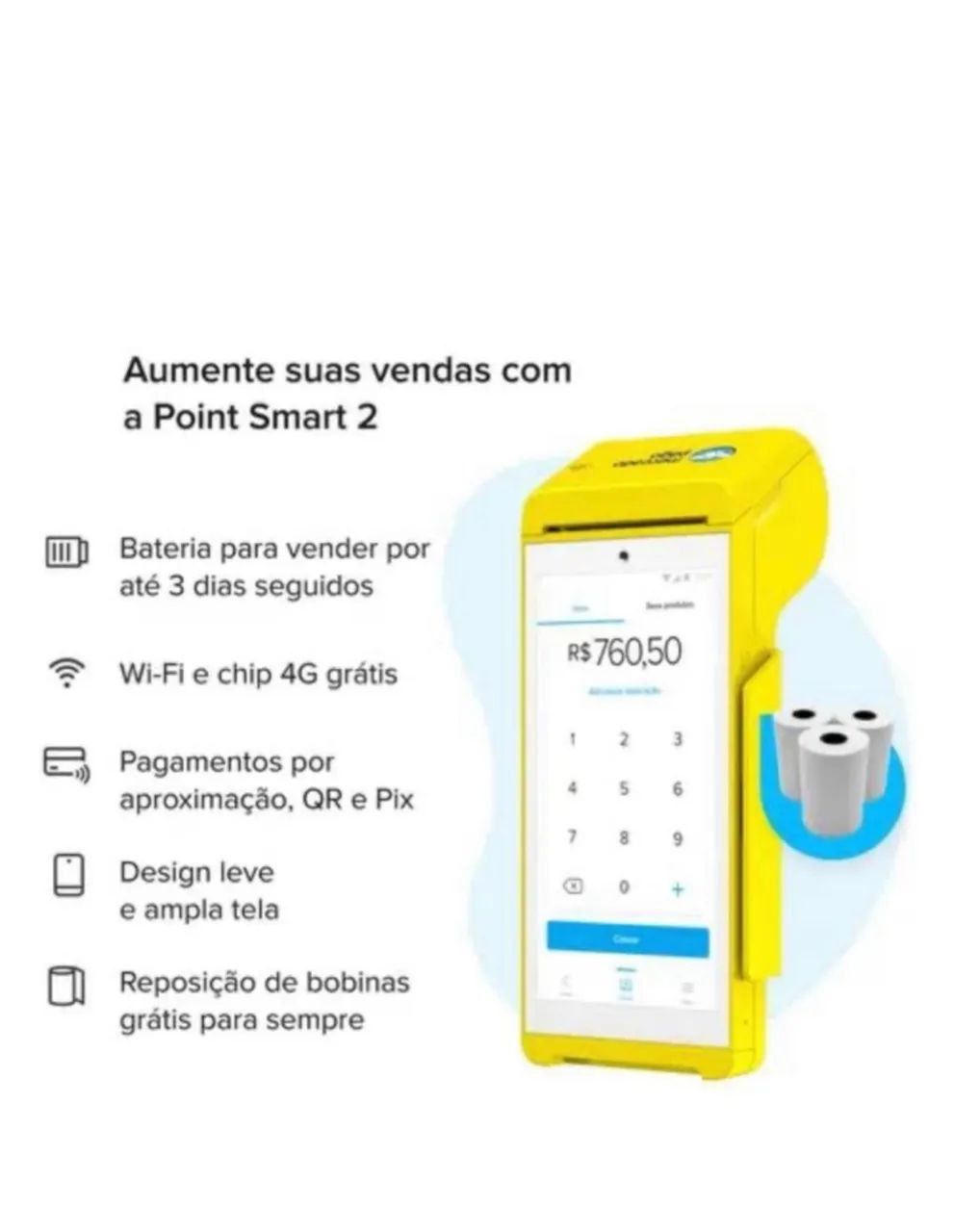 Máquinas Smart Point Mercado Pago - Foto 2
