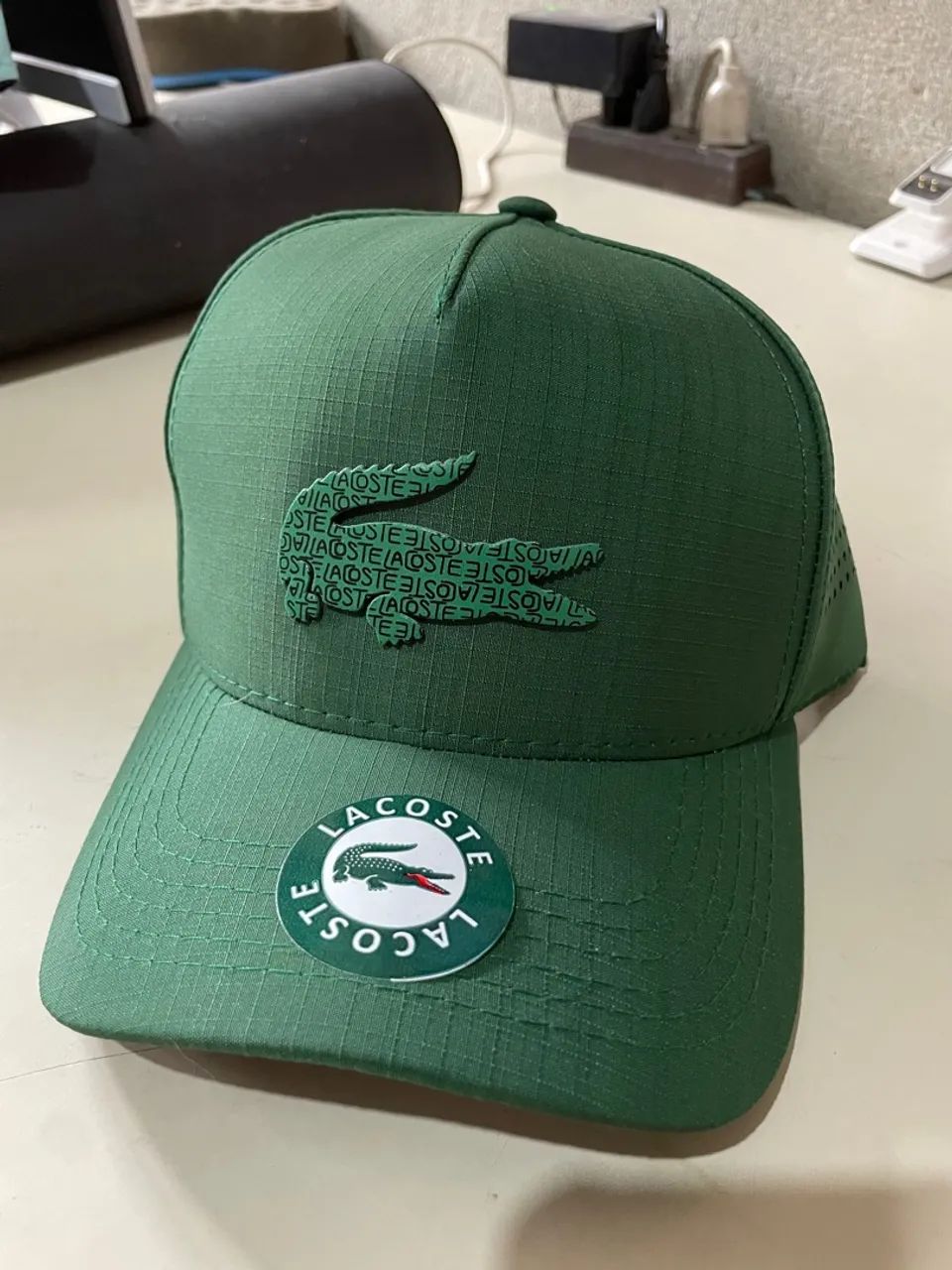Boné Lacoste Sport Verde - Original - Foto 2