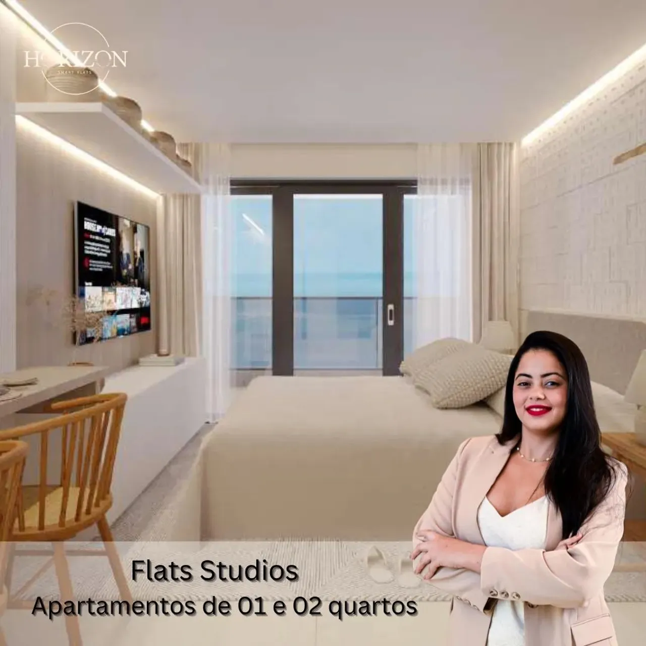 Ótimos Flats Studios para rentabilizar à Beira Mar De São José da Coroa Grande - PE