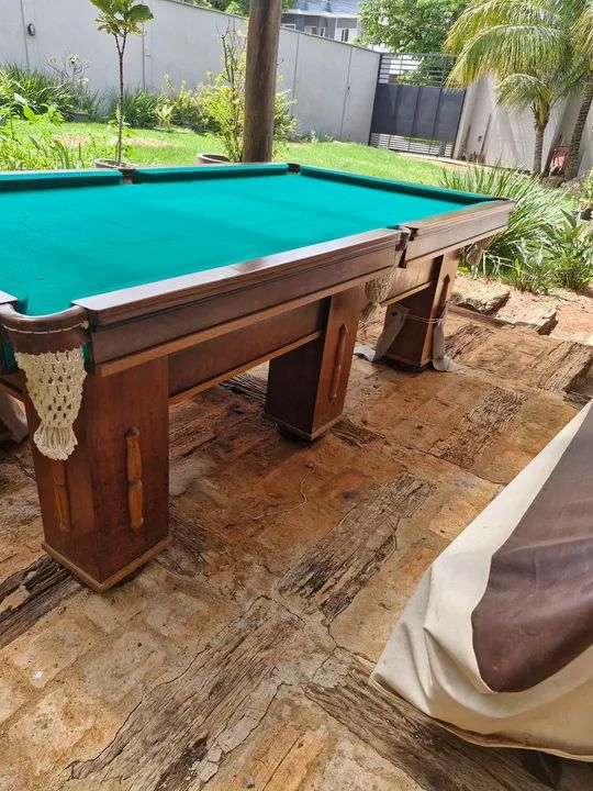 Mesa de Sinuca em Madeira Maciça - Foto 2