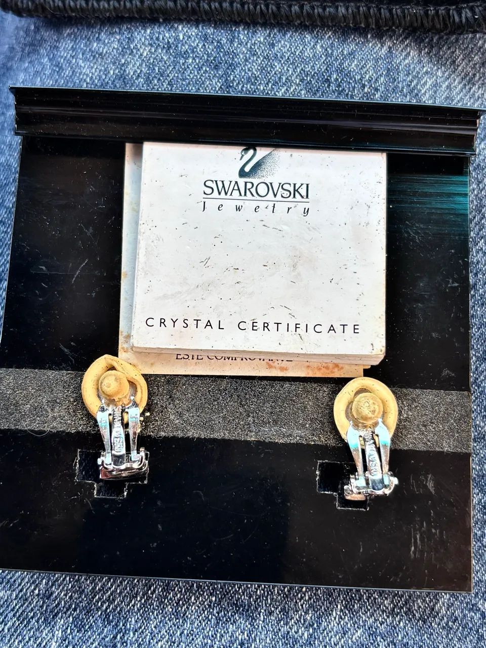 Brinco Swarovski original com certificado - Foto 2