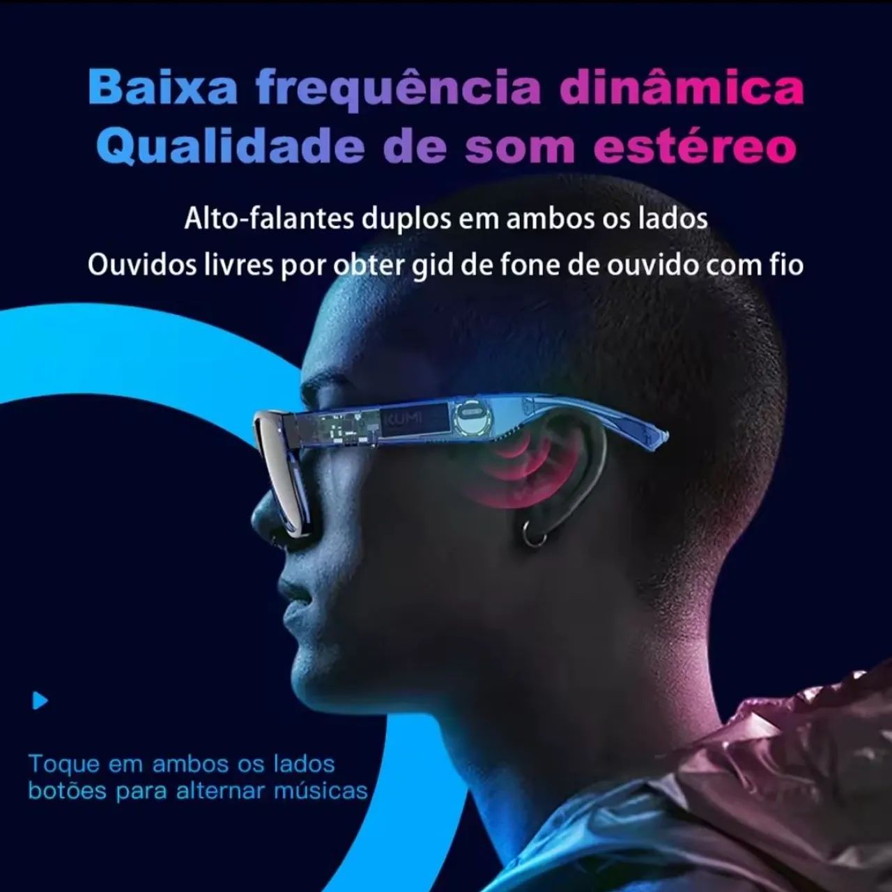 Óculos inteligentes KUMI Meta V1 - Foto 5