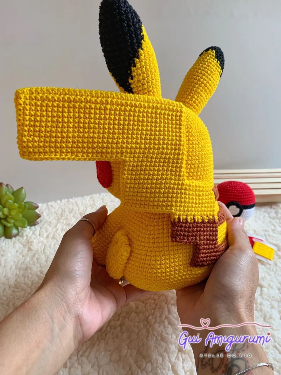 Pikachu Pokémon Amigurumi Chibi Funko Anime Personalizado Artesanal  - Foto 5