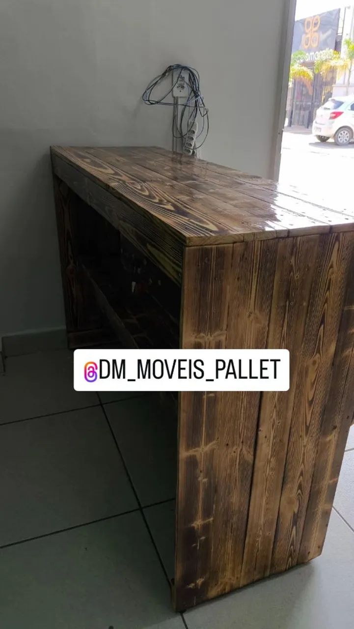 Balcão caixa pallet  - Foto 2