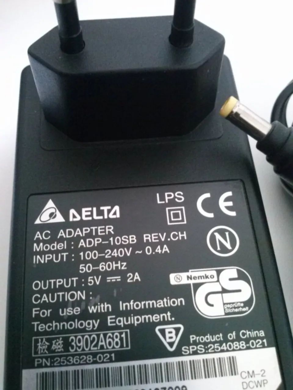 Fonte Delta 5v 2a Adp-10sb/ Eadp-10bb Bivolt Original - Foto 2