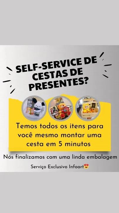 Self-Service de cestas de presente 
