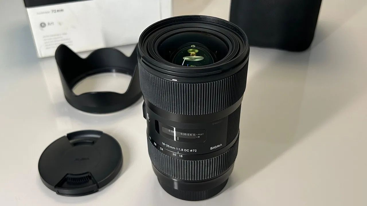 Lente Sigma 18-35mm f/1.8 DC HSM Art para Câmeras Canon