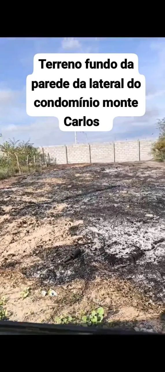 Terreno ao lado do codominio monte Carlos 