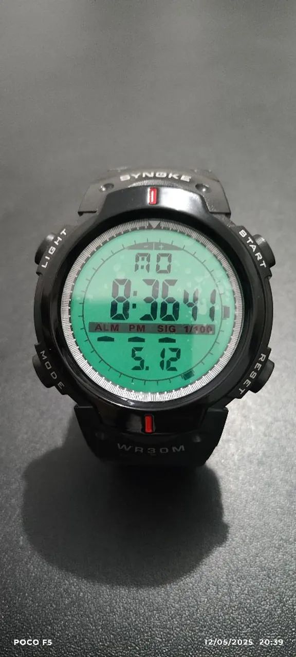 Relógio Digital Masculino Esportivo Synoke a prova d água  - Foto 5