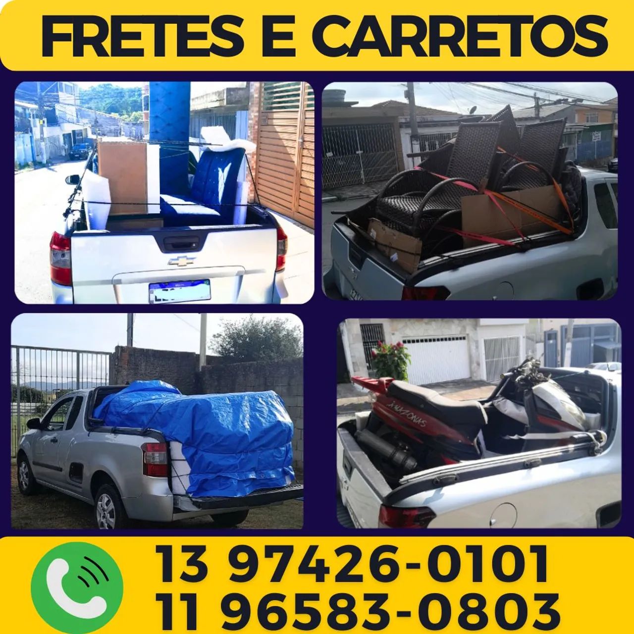 Carretos, fretes e pequenas mudanças . Litoral e toda Baixada Santista  - Foto 5