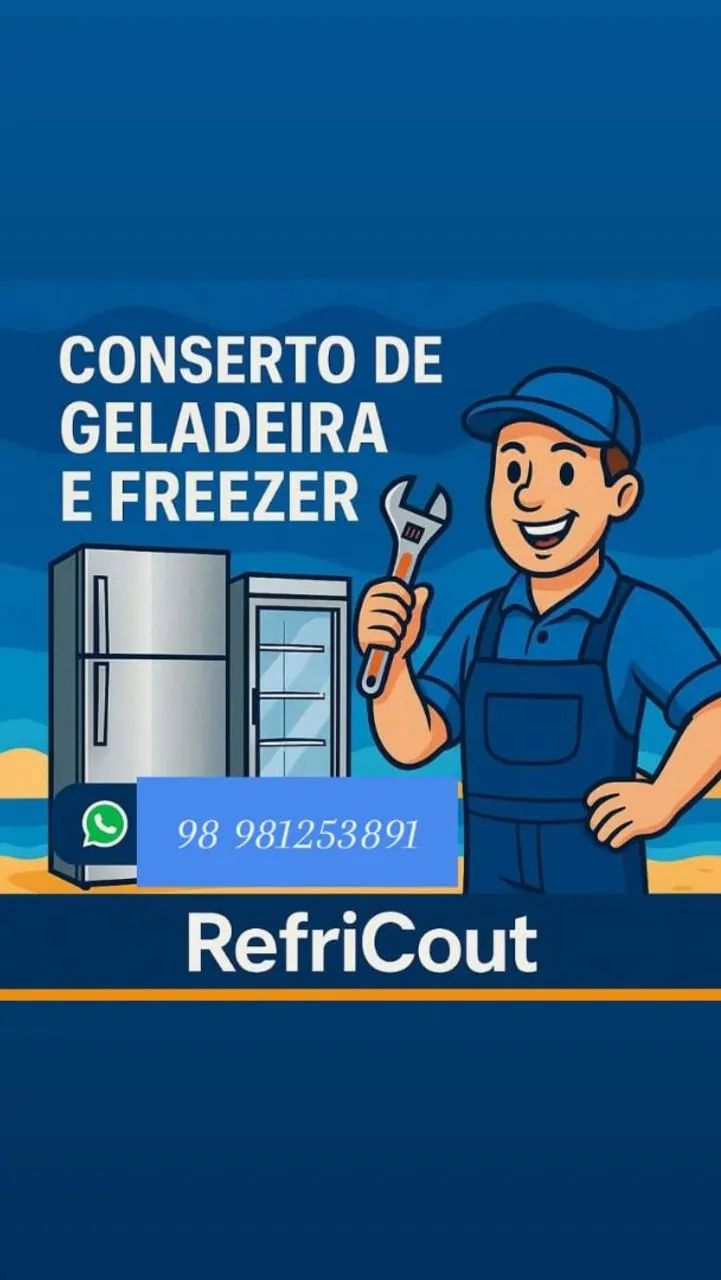 Conserto de geladeira em domicílio 
