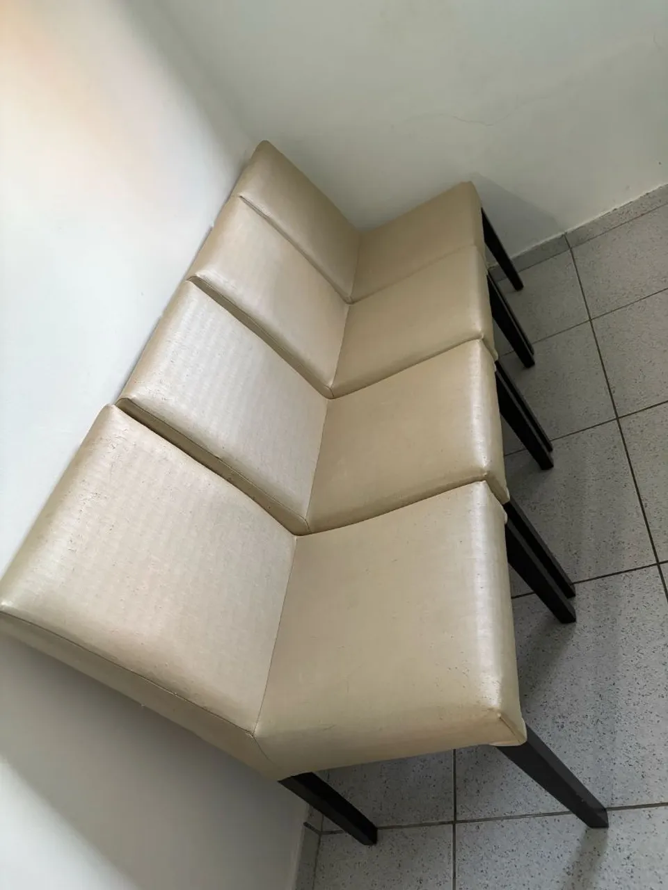 Conjunto de 4 Cadeiras de Jantar Bege