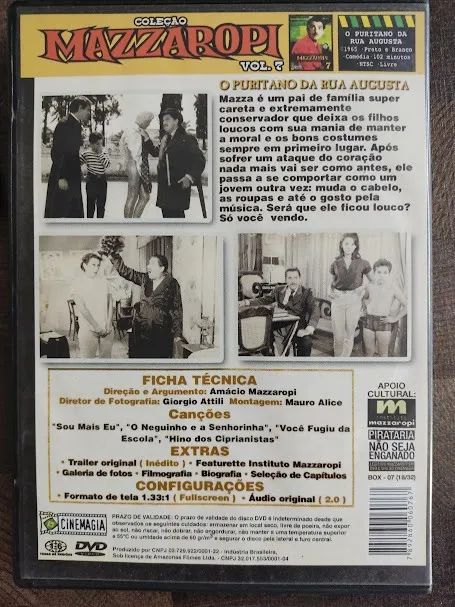 Kit 4 DVD Coleção Mazzaropi - Cinemagia - Filmes Nostalgicos - Foto 5