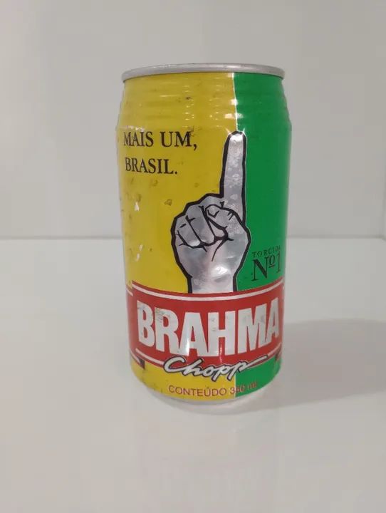 Lata antiga da Brahma Nº 1 - 1994 - vazia