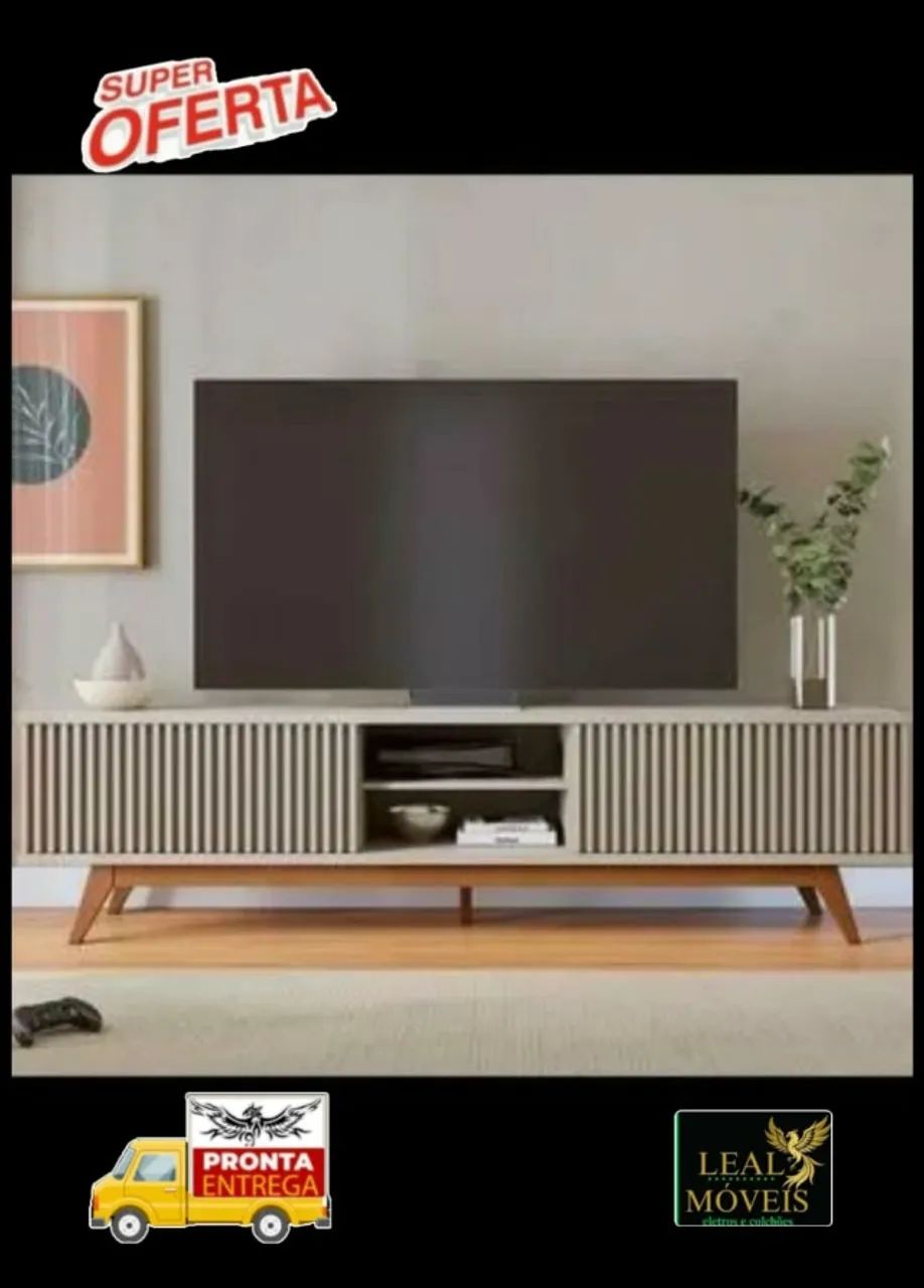 Rack para TV com design moderno e elegante