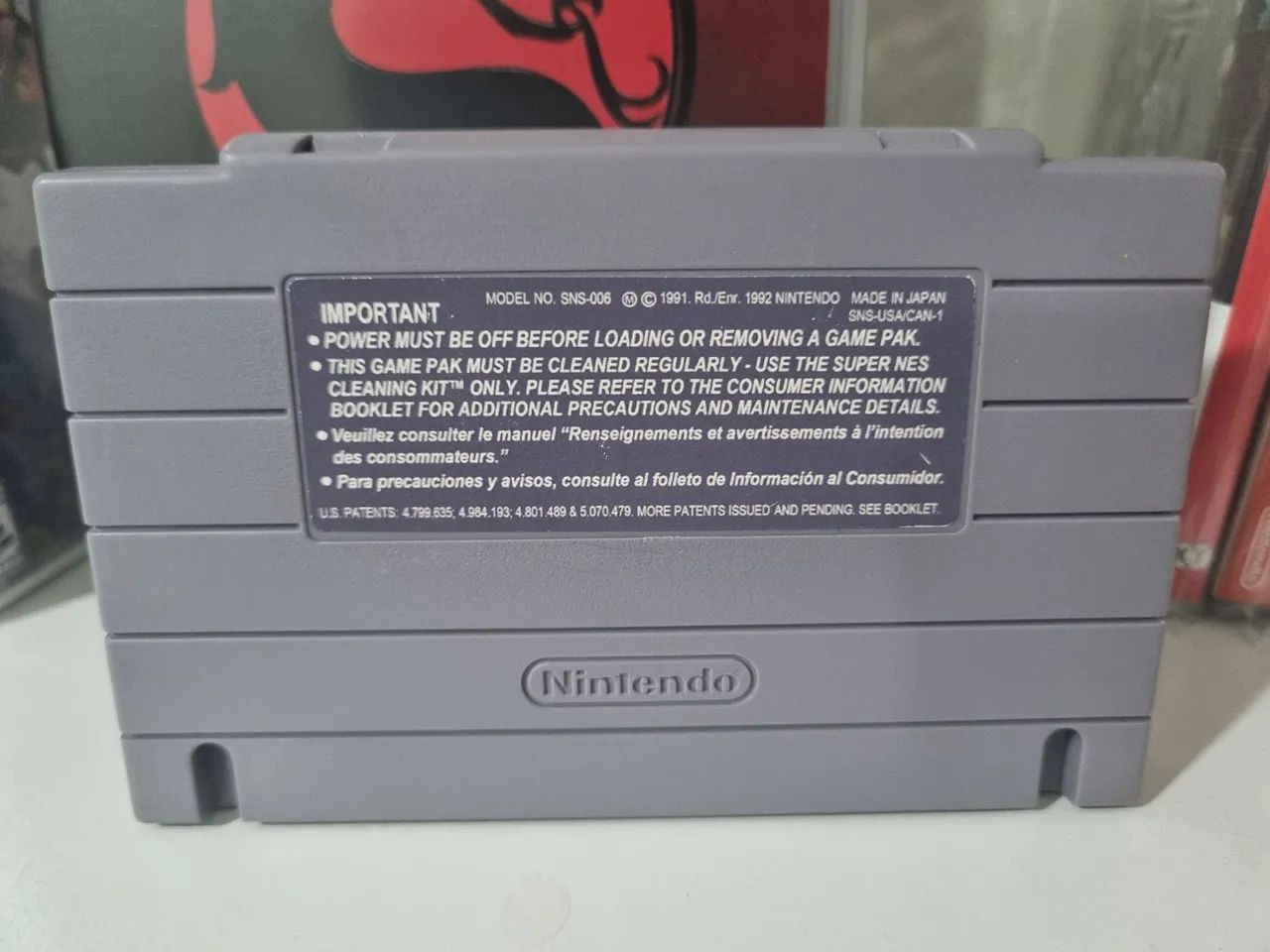 Mortal Kombat Super Nintendo SNES - Cartucho Original Com Caixa - Foto 2