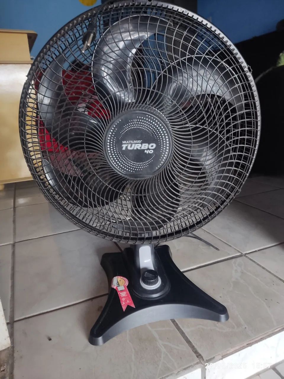 Ventilador de Mesa Multilaser Turbo 40 110 volts Votorantim 